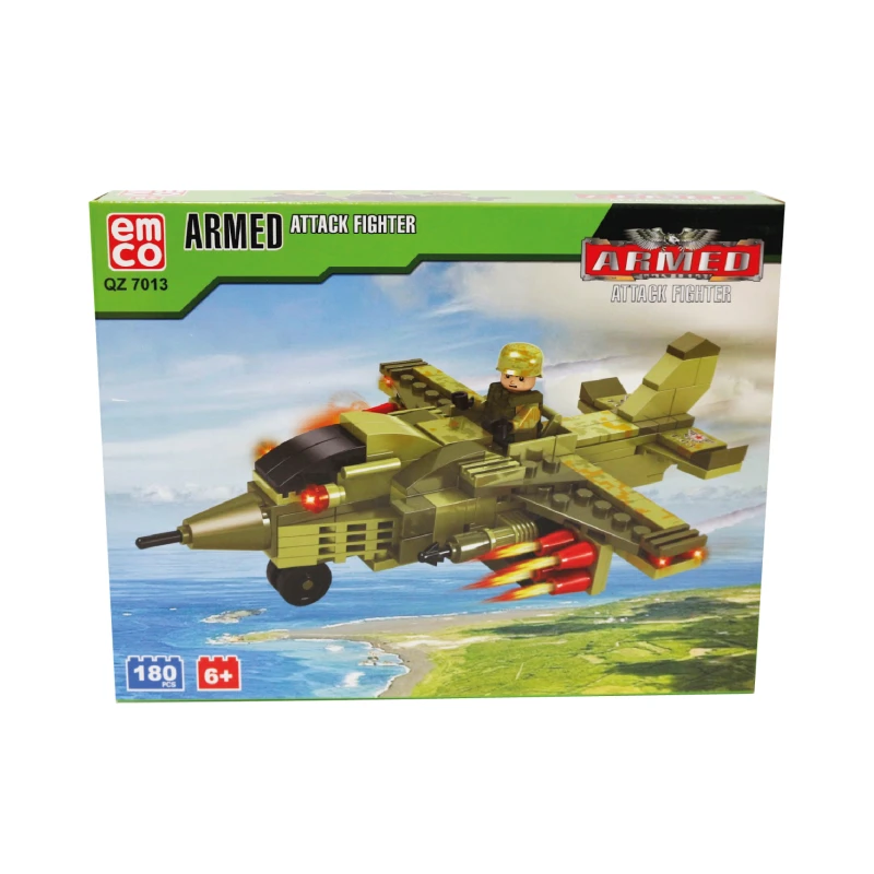 EMCO ARMED ATTACK FIGHTER 180 PCS - إمكو