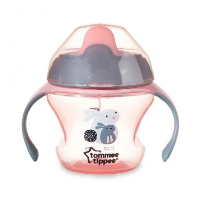 Tommee Tippee First Trainer Cup 4m+, 150 ml, Peach Tommee Tippee First Trainer Cup 4m+, 150 ml, Peach