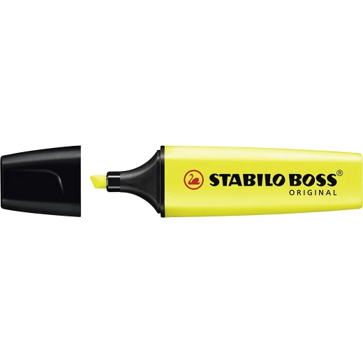 Stabilo Boss Original Highlighter - Yellow - ستابيلو - Image 2