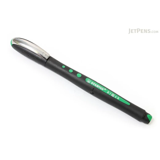 Stabilo BlAck Rollerball Pen - 0.3 mm - Green Ink Stabilo BlAck Rollerball Pen - 0.3 mm - Green Ink
