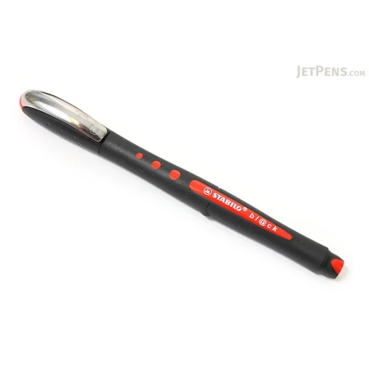 Stabilo BlAck Rollerball Pen - 0.3 mm - Red Ink Stabilo BlAck Rollerball Pen - 0.3 mm - Red Ink
