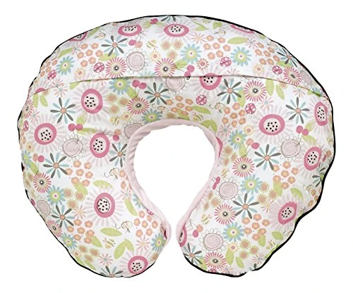 Chicco Boppy Pillow Cotton Slipcover - Pink Flowers Chicco Boppy Pillow Cotton Slipcover - Pink Flowers