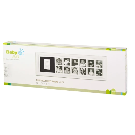 Baby Art First Year Print Frame Classic (White) - بيبي آرت - Image 3