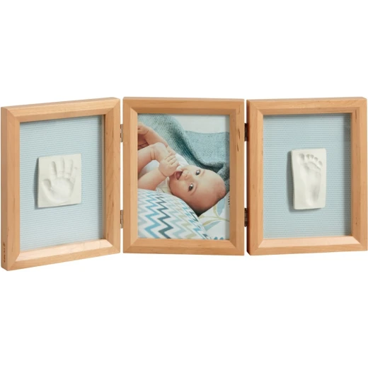 My Baby Art My Baby Touch Wooden Double Frame - Honey My Baby Art My Baby Touch Wooden Double Frame - Honey