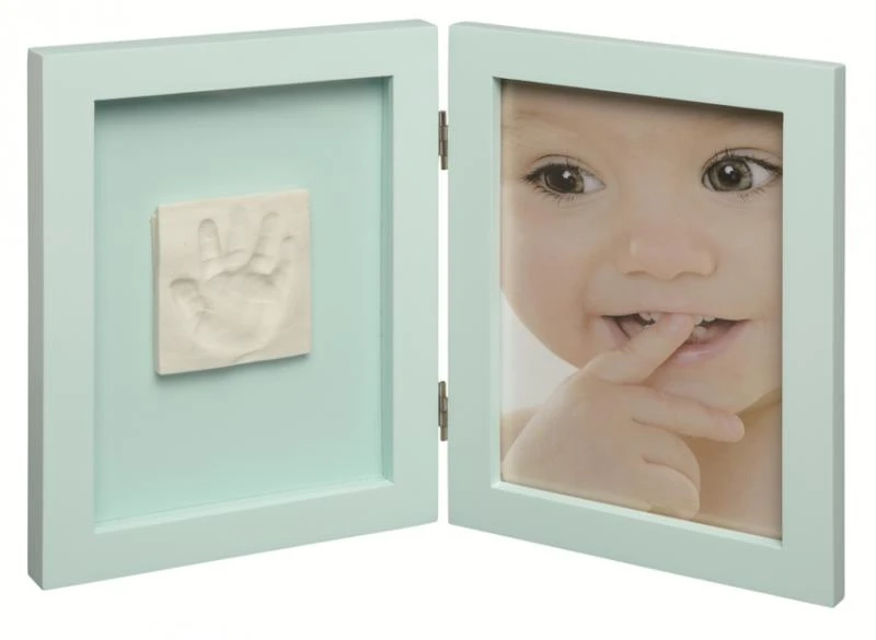 Baby Photo Frame With Baby Print Menthol - بيبي آرت