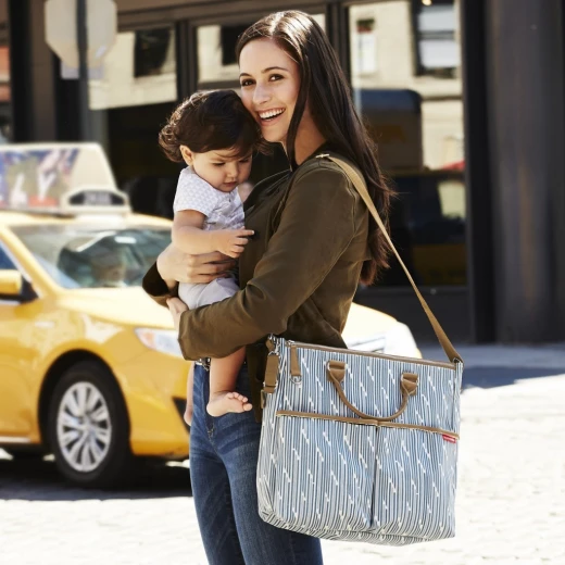 Skip Hop Duo Signature Blue print - سكيب هوب - Image 8