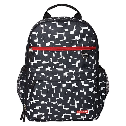 Skip Hop Duo Signature Diaper Backpack, Black/White Skip Hop Duo Signature Diaper Backpack, Black/White