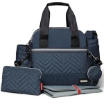 Skip Hop 6 Piece Suite Exclusive Diaper Satchel Set - Steel Grey - سكيب هوب