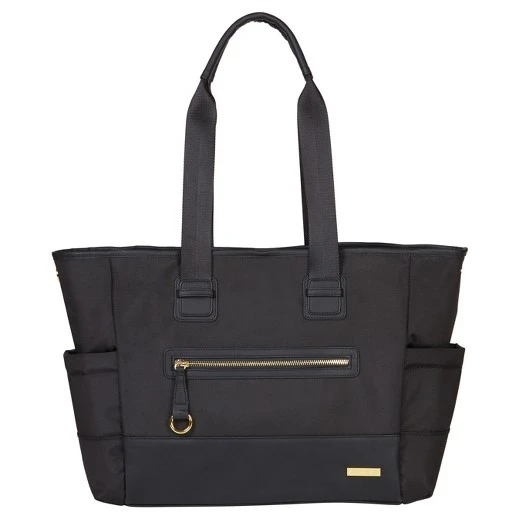 Skip Hop Chelhsea 2-in1 Downtown Chic Diaper Tote - Black Skip Hop Chelhsea 2-in1 Downtown Chic Diaper Tote - Black