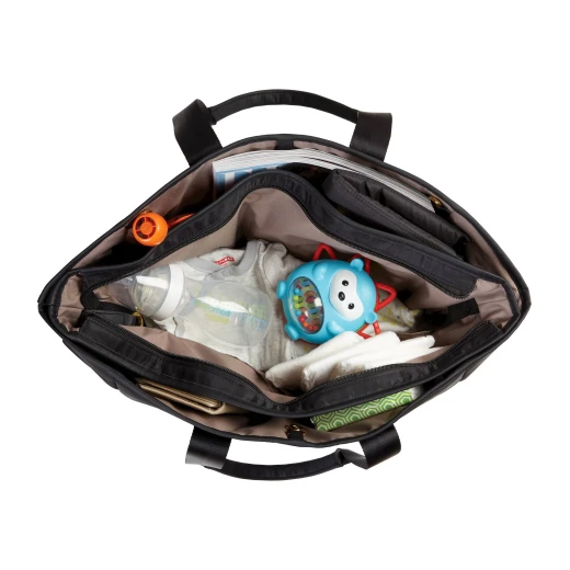 Skip Hop Chelhsea 2-in1 Downtown Chic Diaper Tote - Black - سكيب هوب - Image 6