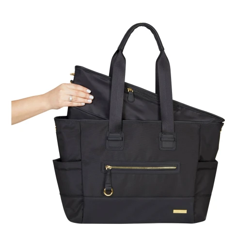 Skip Hop Chelhsea 2-in1 Downtown Chic Diaper Tote - Black - سكيب هوب - Image 3