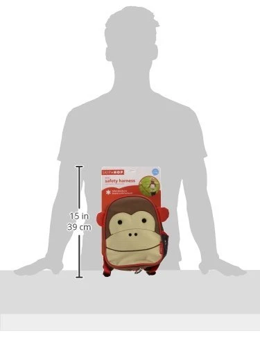 Skip Hop Zoo Little Kid and Toddler Safety Harness Backpack, Monkey - Skip Hop - Image 5