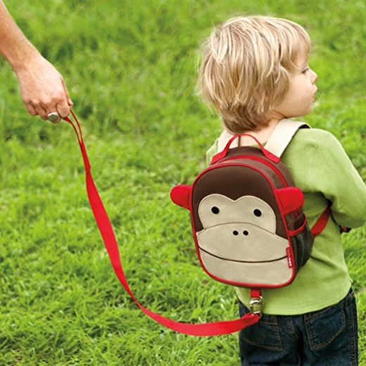 Skip Hop Zoo Little Kid and Toddler Safety Harness Backpack, Monkey - Skip Hop - Image 6