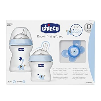 Chicco Gift Set Natural Feeling - Boy Chicco Gift Set Natural Feeling - Boy