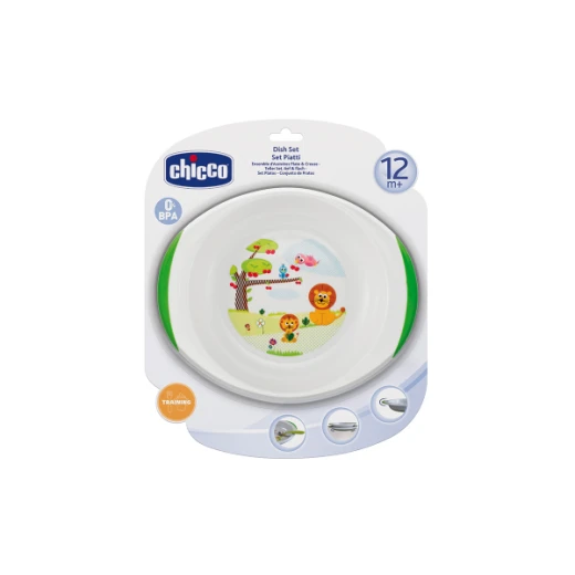Chicco Dish Set (12M+) - تشيكو - Image 2