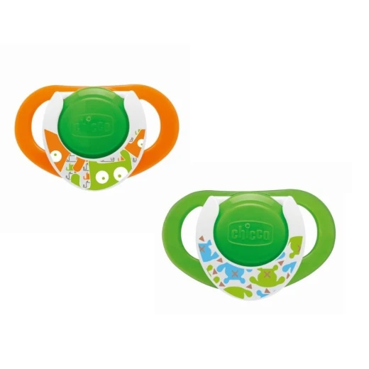Chicco - Physio Ring Lumi Latex (12m+) 2 Pieces Chicco - Physio Ring Lumi Latex (12m+) 2 Pieces