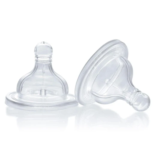 Chicco - Well-Being Silicone Physio Teat Medium Flow (2m+)