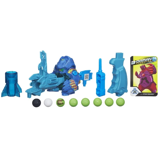 B-Daman Strike Bearga Figure with True Aim Barrel - هاسبرو - Image 2