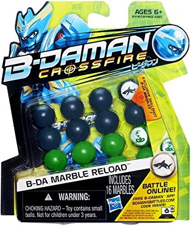 B-Daman Marble Reload (Green/Silver) - هاسبرو