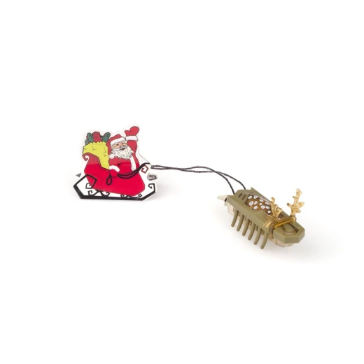 HEXBUG Newton Series Holiday Nano Reindeer Pull Santa's Sleigh