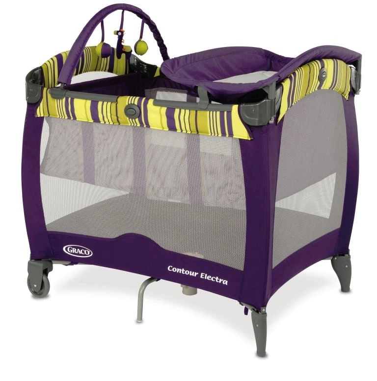 Graco Contour Electra Travel Cot - Blackberry - جراكو