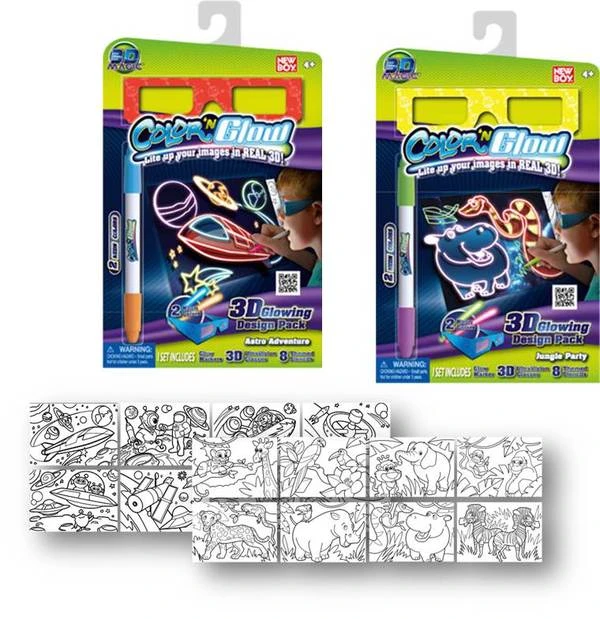 Creative Magic Color N Glow Design Kit Asst. - نيو بوي