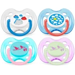 Avent Classic Pacifier Fashion 0- 6 Months - فيليبس افينت