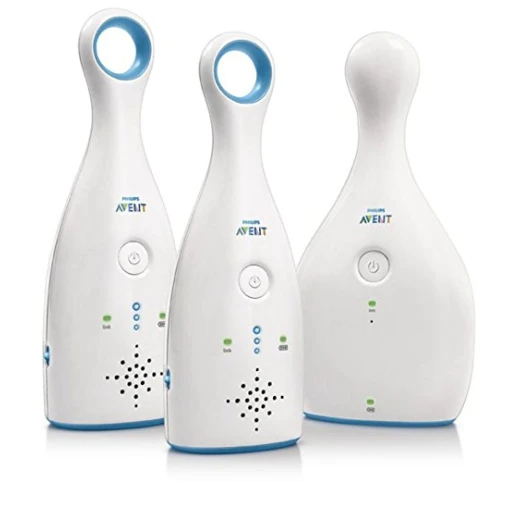 جهاز مراقبة الطفل التناظري من Avent Philips وحدتين للوالدين مع وحدة إضافية للطفل