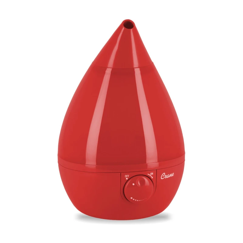 Crane Drop Ultrasonic Cool Mist Humidifier – Red - كرين