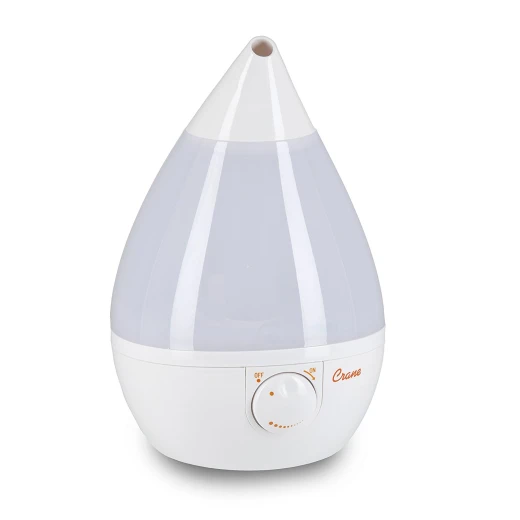 Crane Drop Ultrasonic Cool Mist Humidifier – White Crane Drop Ultrasonic Cool Mist Humidifier – White