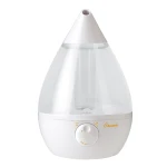 Crane Drop Ultrasonic Cool Mist Humidifier – Clear and White - كرين