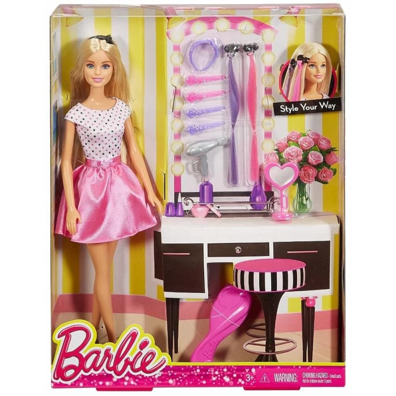 BARBIE FASHION AND BEAUTY - Hair Accessories Set - باربي