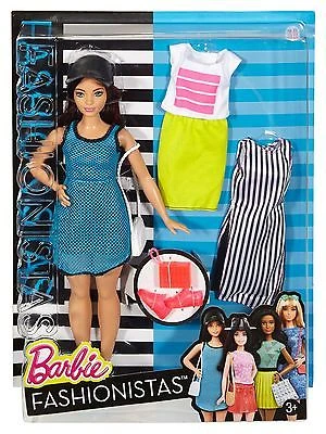 BARBIE FASHION AND BEAUTY - Fashionistas doll with 2 extra dress - 1 - باربي