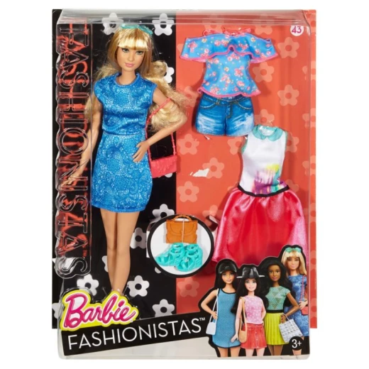BARBIE FASHION AND BEAUTY - Fashionistas doll with 2 extra dress - 4 BARBIE FASHION AND BEAUTY - Fashionistas doll with 2 extra dress - 4