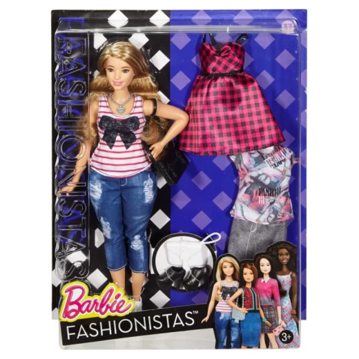 BARBIE FASHION AND BEAUTY - Fashionistas doll with 2 extra dress - 6
