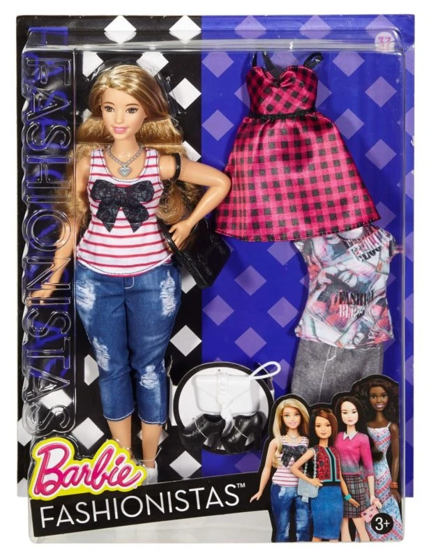BARBIE FASHION AND BEAUTY - Fashionistas doll with 2 extra dress - 6 - باربي