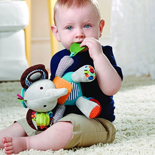 Skip Hop Bandana Buddies Soft Activity Toy, Elephant - سكيب هوب - Image 4