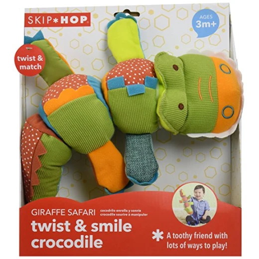 Skip Hop Giraffe Safari Twist and Smile Toy, Crocodile - سكيب هوب - Image 8