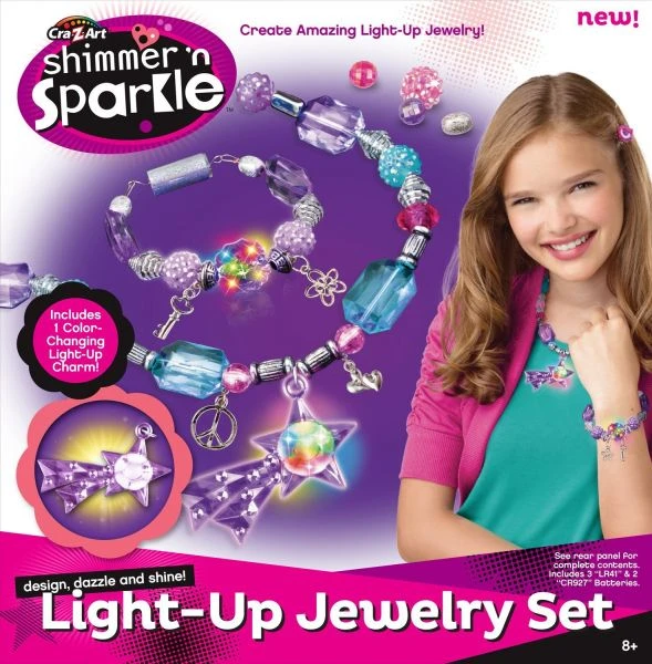 Cra-Z-Art Shimmer and Sparkle BRIGHT JEWELRY
