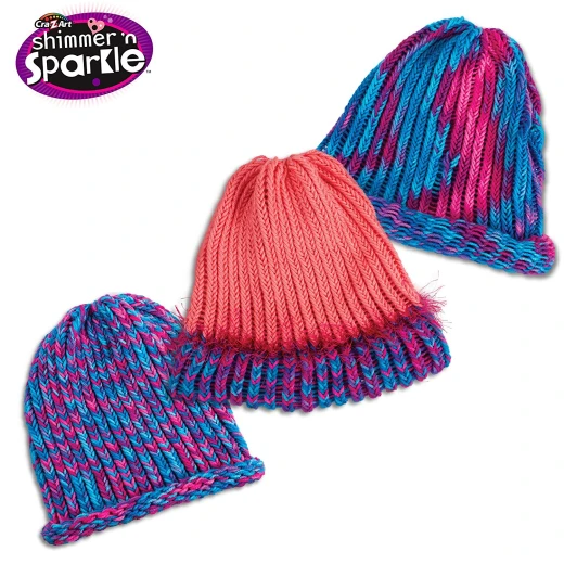 Shimmer & Sparkle Cra-Z-Knit Hat Kit - كري-زي-آرت - Image 3