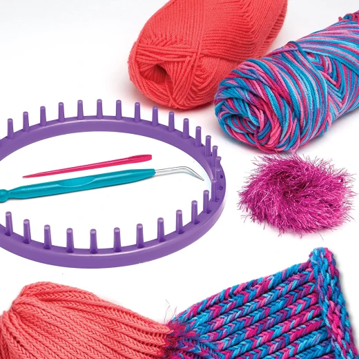 Shimmer & Sparkle Cra-Z-Knit Hat Kit - كري-زي-آرت - Image 4