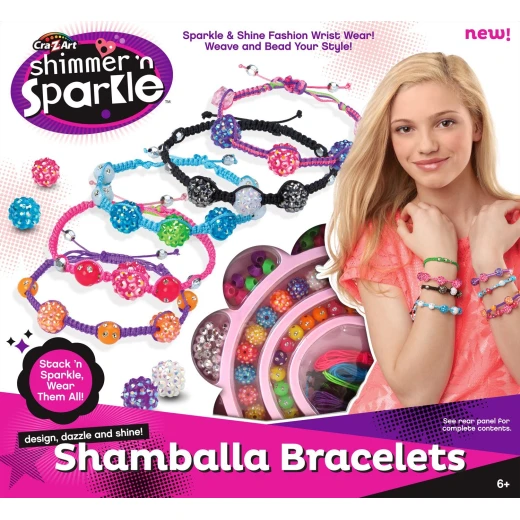 Cra-Z-Art SHIMMER N SPARKLE NEON SHAMBALLA BRACELETS Cra-Z-Art SHIMMER N SPARKLE NEON SHAMBALLA BRACELETS
