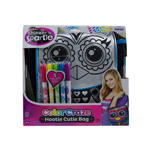 Cra-Z-Art Shimmer N Sparkle Color Hootie Cutie Bag