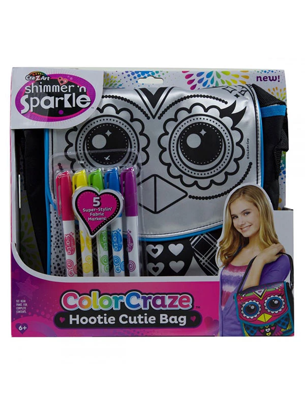 Cra-Z-Art Shimmer N Sparkle Color Hootie Cutie Bag - نيو بوي