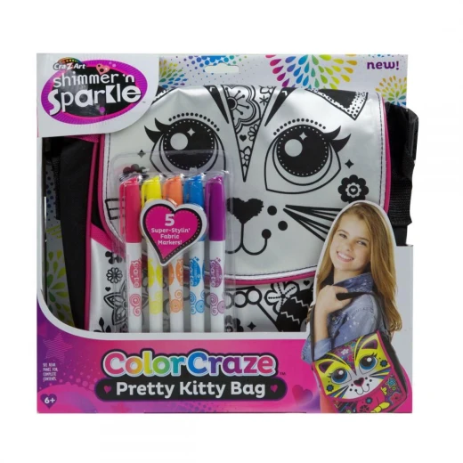 Cra-Z-Art SHIMMER N SPARKLE COLOR CUTIE KITTY BAG Cra-Z-Art SHIMMER N SPARKLE COLOR CUTIE KITTY BAG