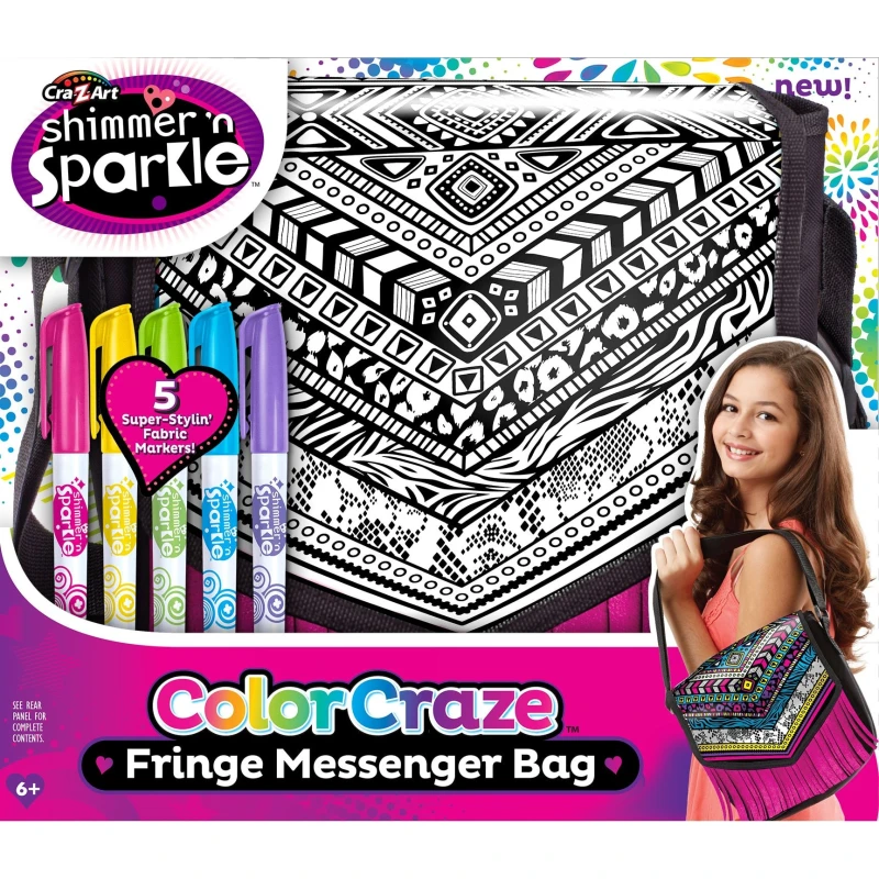 Cra-Z-Art Shimmer N Sparkle Fringe Bag - نيو بوي