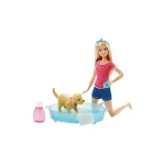 Barbie Splish Splash Pup Playset - باربي
