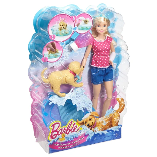 Barbie Splish Splash Pup Playset - باربي - Image 5