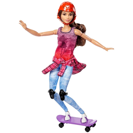 Barbie Made to Move The Ultimate Posable Skateboader Doll Barbie Made to Move The Ultimate Posable Skateboader Doll