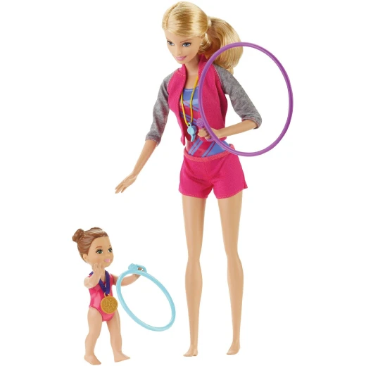 Barbie Gymnastic Coach Dolls & Playset - باربي - Image 2